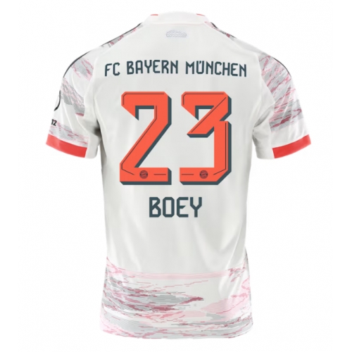 Billige Fotballdrakt Bayern Munich Sacha Boey #23 Replika Bortedrakt 2025-26 Kortermet Billige Fotballdrakt Bayern Munich Sacha Boey #23 Replika Bortedrakt 2025-26 Kortermet